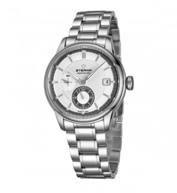 Eterna Men's 7661.41.66.1702 'Adventic' Silver Dial Stainless Steel GMT Automatic Watch