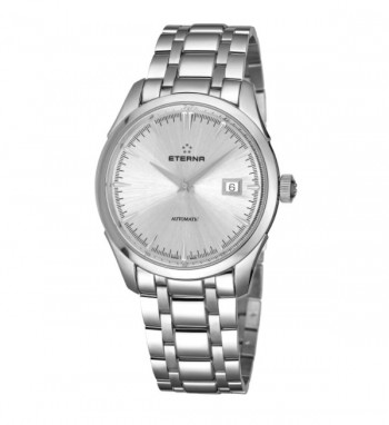 Eterna Men's 2951.41.10.1700 'Eternity' Silver Dial Stainless Steel Automatic Swiss Made Watch
