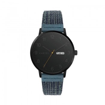 MORRIS 40MM BLUE FABRIC STRAP WATCH